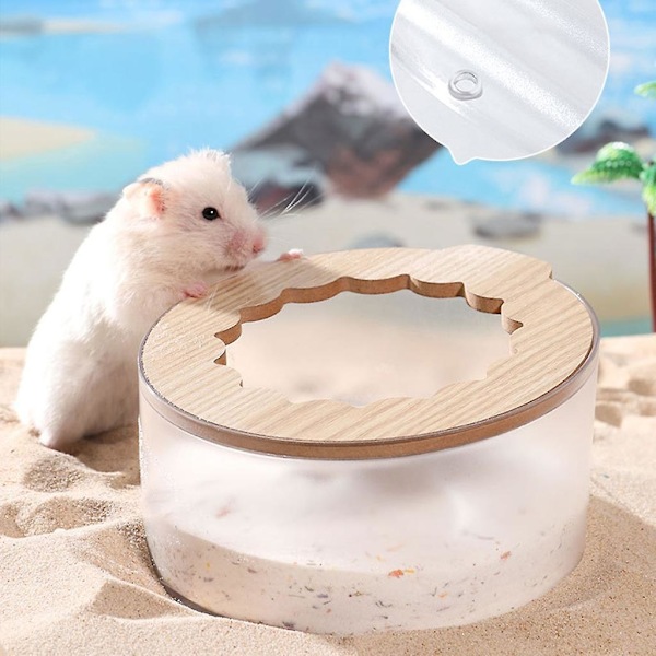 Hamsterbadkarslåda Sandbadskål Lätt att rengöra Inget spill Hamster Spa null none