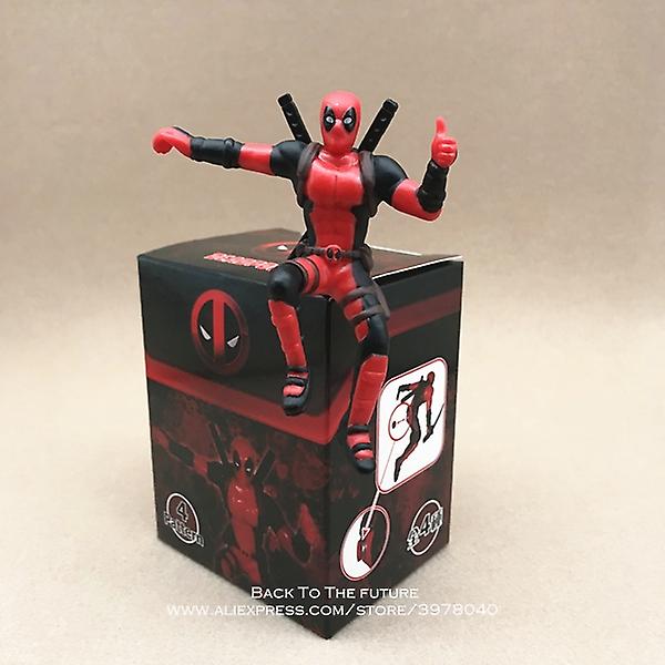 Disney Marvel X-men Deadpool 2 Actionfigur Sittställning Modell Anime Minidocka Dekoration Pvc Collection Figur Leksaker Modell C Black Panther