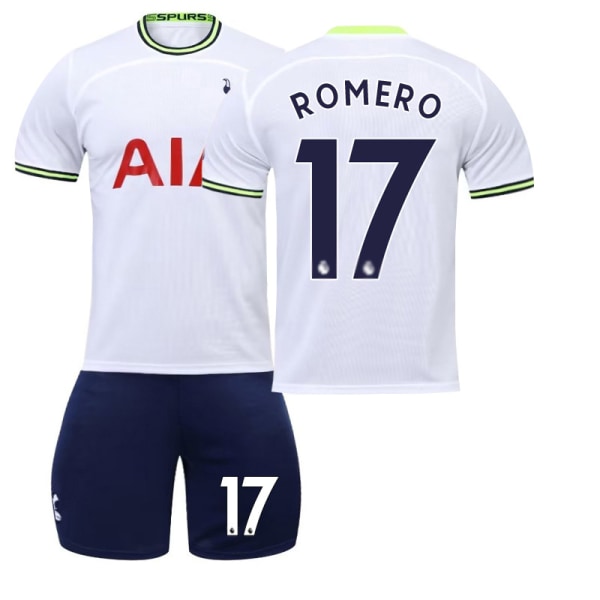 Tottenham Hotspur 22 23 fotboll tröja NO.17 Romero 20(115-125cm)