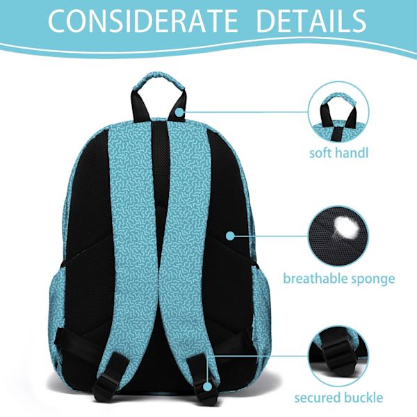 Stitch Pojkar och Flickor Ryggsäck Stitch - Blå Backpack+pencil case