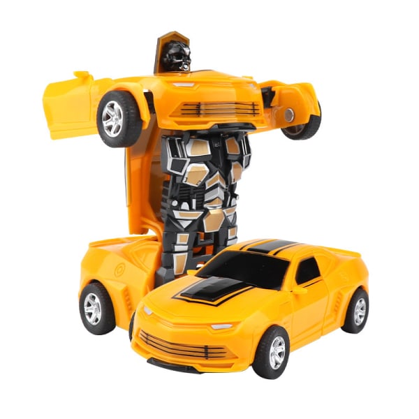 Leksaksbil för barn med deformering HF - gul