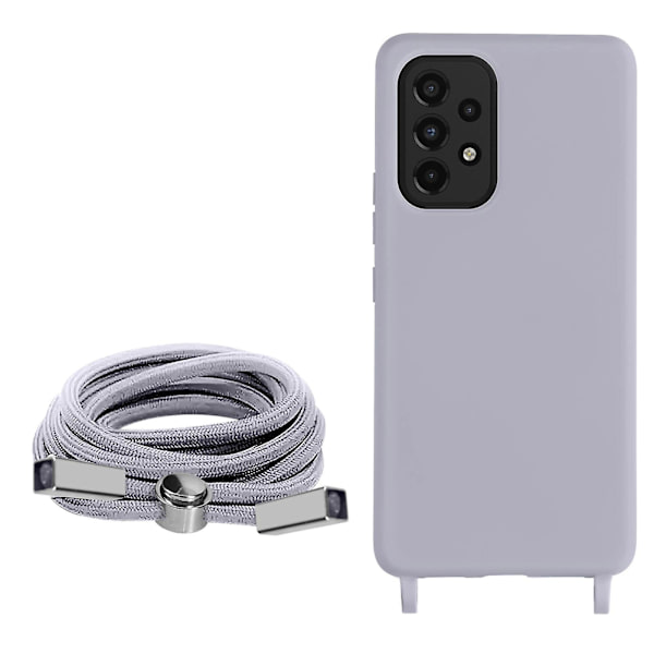 Samsung Galaxy A33 5G Halvstyvt case på 80 cm Purple