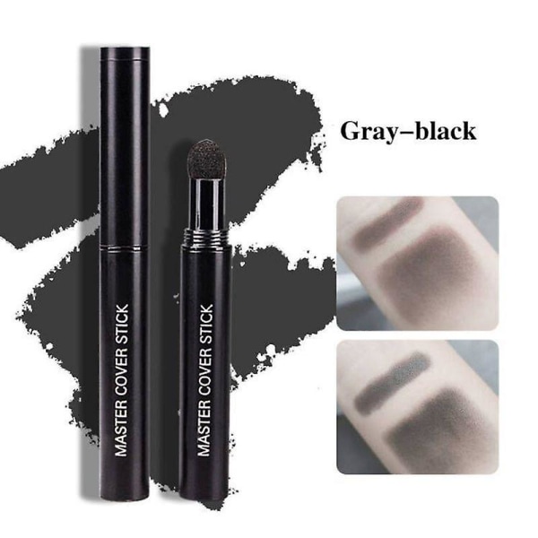 Master Cover Stick direkt Hårskugga Hårlinje Pulver Hårlinjepenna Hairline Concealer Penna Gray-black