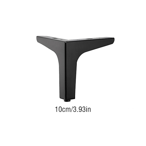 4st för möbelfötter Sofffotkomponenter som stödjer tebord Golden 10cm