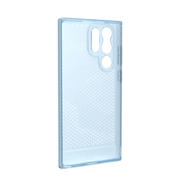 [U] av UAG Designad för Samsung Galaxy S22 Ultra Case Clear Ice Lucent Slim Fit Lätt Snygg Transparent Slagtålig skyddande cerulean galaxys22ultra[6.8-inch]