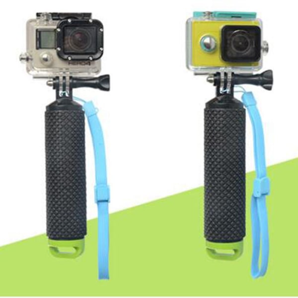 Simvatten Flytande handtag Handgrepp Selfie Stick Stativsats för Sjcam 4k Sj5000 6k Xiao Yi Tillbehör Sportkamera Green