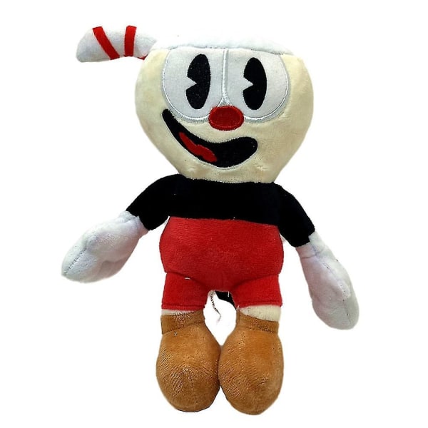 Söta Cuphead gosedjur Plyschleksaker Docka Presenter Heminredning Red