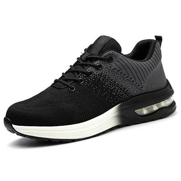 Lättstål Kevlar Fiber Skyddsskor Black   Gray EU38