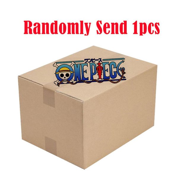 7cm Q-version Anime One Piece Figurleksaker Luffy Roronoa Zoro Actionfigur Kawaii Docka Bildekoration Pvc-modell Barn Presenter C random send 1pcs