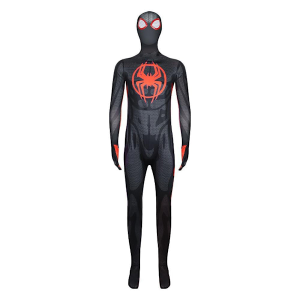 Halloween cos kostym barn jumpsuit huvudbonad kläder miles vuxen man gwine Spider tight man kläder Miles parallel 2 lens 140