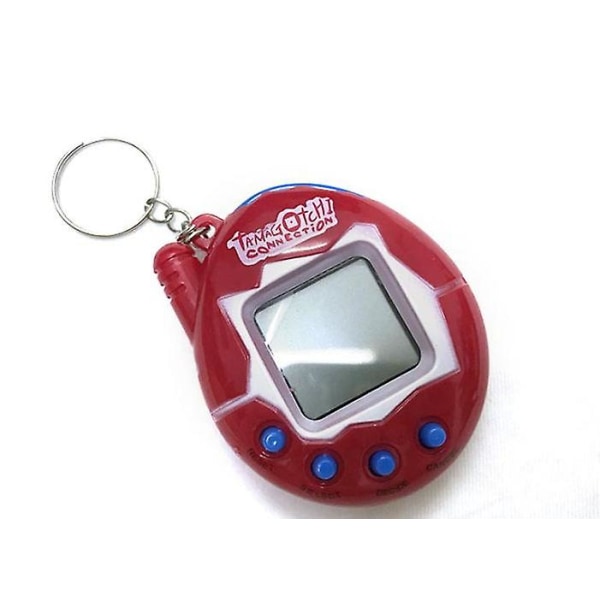 Nostalgisk Tamagotchi Nya 49 husdjur i 1 virtuellt cyber-slumpmässigt Pet Toy Tiny Game Red