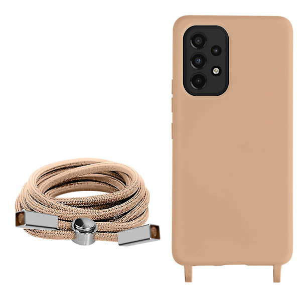 Samsung Galaxy A33 5G Halvstyvt case på 80 cm Pink