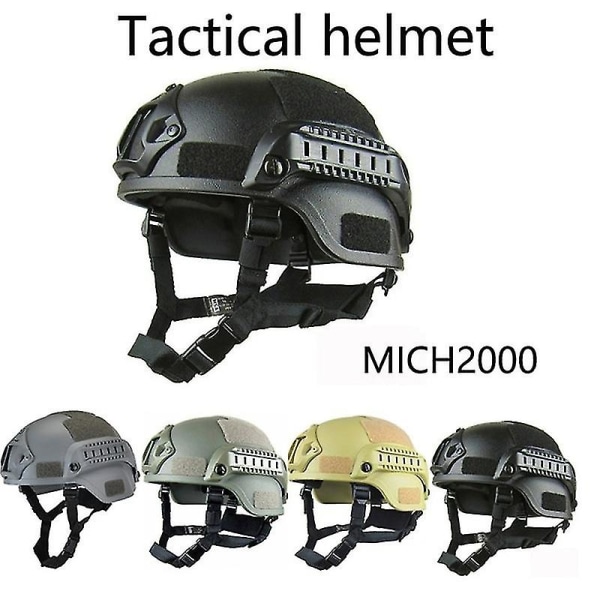 Ny taktisk Airsoft Paintball Military Protective Swat Fast Helmet Combat null none