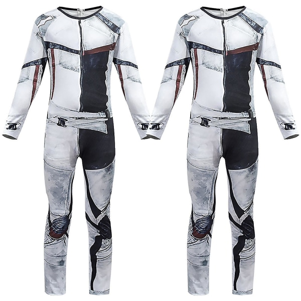 Barn Pojkar Descendants 3 Carlos Cosplay Kostym Zip Jumpsuit Fancy Dress Tmall 12-13 Years