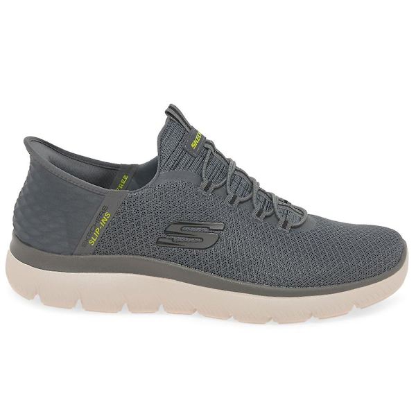 Skechers Slip-In Summits Skor för män Charcoal Uk 8