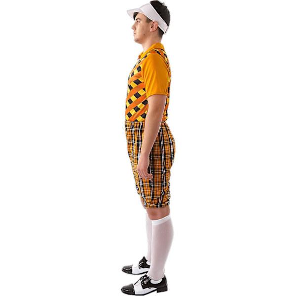 Orion Kostymer Herr Orange Pub Golf Sport Stag Night Fun Fancy Dress Kostym Orange Extra Large