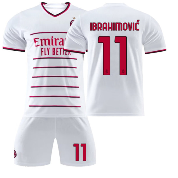 AC Milan tröja 22 23 fotbollströja NO.11  Ibrahimović XS(155-165cm)