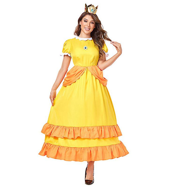 Prinsessdräkt för kvinnor, balklänning för flickprinsessan, Halloweenkostym för vuxen Q3 2XL