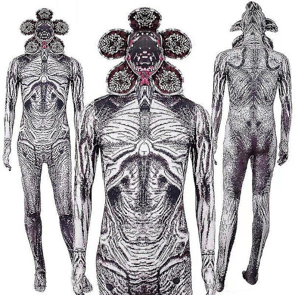Kids Cosplay Costume Stranger Things Demogorgon Cosplay Costume Outfit 150cm