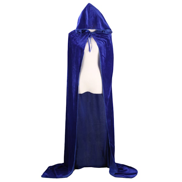 Cosplay-dräkt Halloween Dödsmantel Trollkarl Häxa Prinsessa Guld Sammet Mantel Cape Spot Red 100