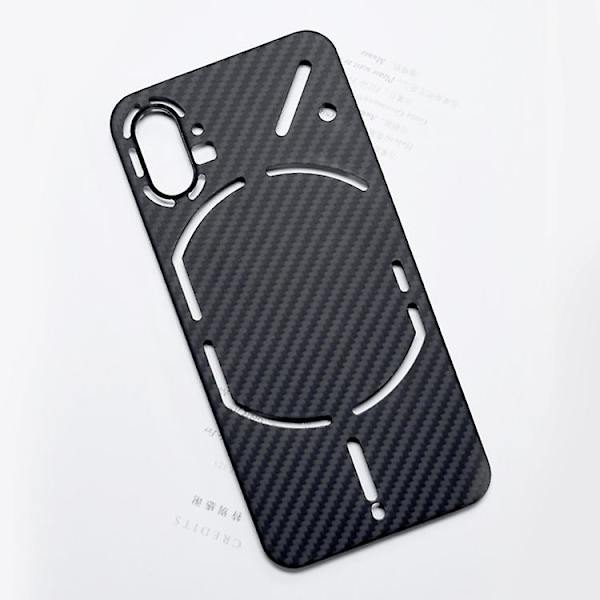 For Nothing Phone 2- case, Slim Carbon Fiber- case Kompatibel Nothing Phone 2 Aramid Fiber Material Ultra-tunn Shcokproof Black none