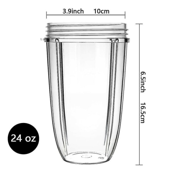 Ersättning för Nutribullet 900w Blender Juice Mug Cup Lock Flip Top 900W24oz Cup