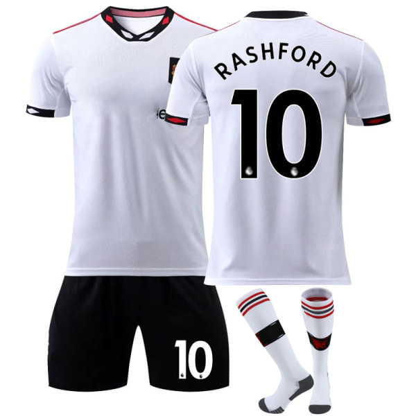 Manchester United Jersey 2223 Fotboll Set NO.10 Rashford 18(100-110cm)