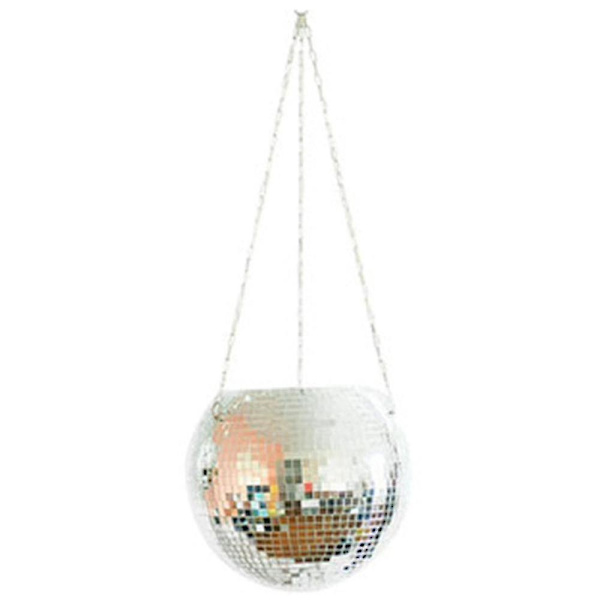 Disco Ball Planter Form Vas med Dräneringsspegel Dekoration-s null none