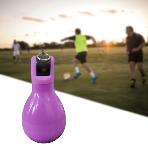 Utomhus squeeze visselpipa, professionell, bärbar högljud, handhållen sport visselpipa för lärare camping nödbasket Purple none