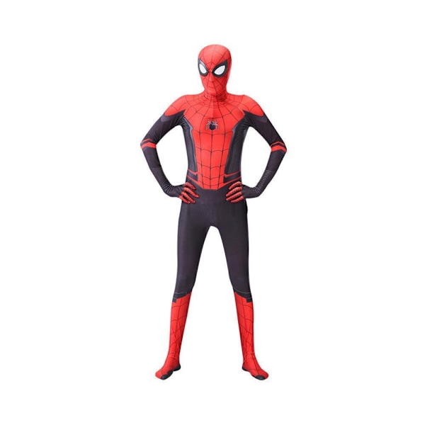Halloween cos kostym barn jumpsuit huvudbonad kläder miles vuxen man gwine Spider tight man kläder Miles parallel 2 mesh 140