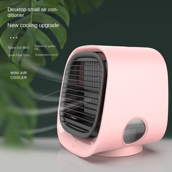 Modern mini luftkylare USB AC / Fläkt Luftfuktare pink