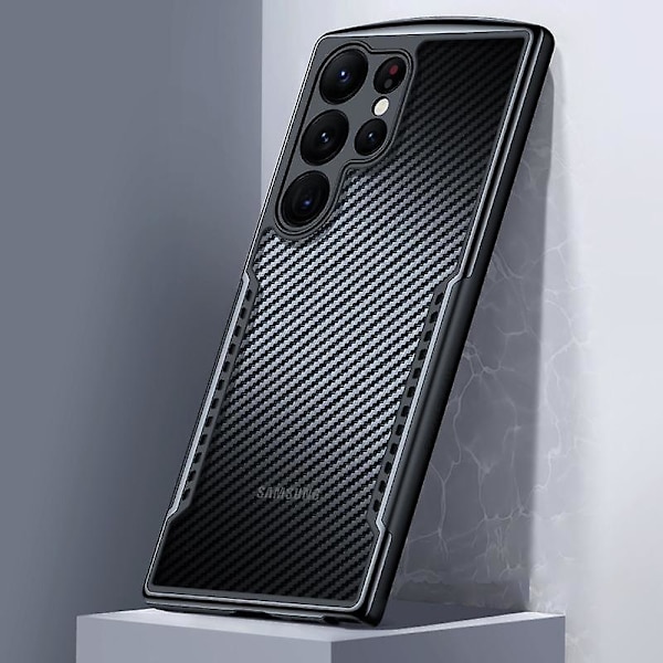 XUNDD för Samsung Galaxy S23 Ultra Heat Dissipation Phone case Kolfiber TPU+ cover null none