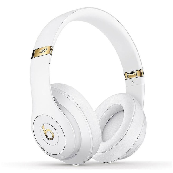 För Beats Studio3 Trådlösa brusreducerande Bluetooth-hörlurar Headset vit
