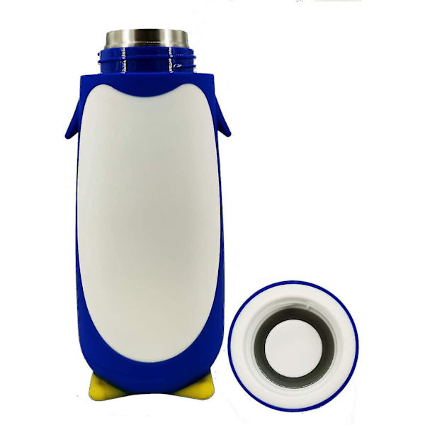 Penguin termos vattenflaska, barns resor kaffekopp, rostfritt stål varm och kall termos kopp null none