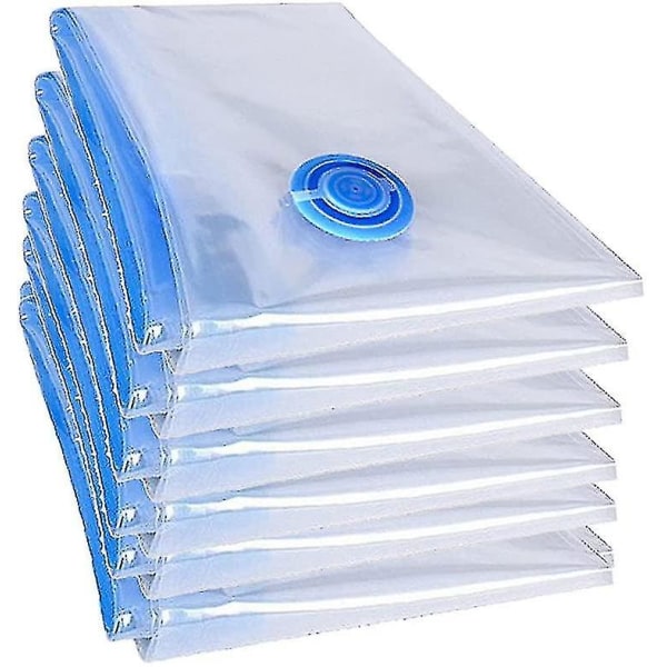 6 delar Xxl Vakuumpåsar, Täcken, Set, Klädpåsar 100x70cm null none