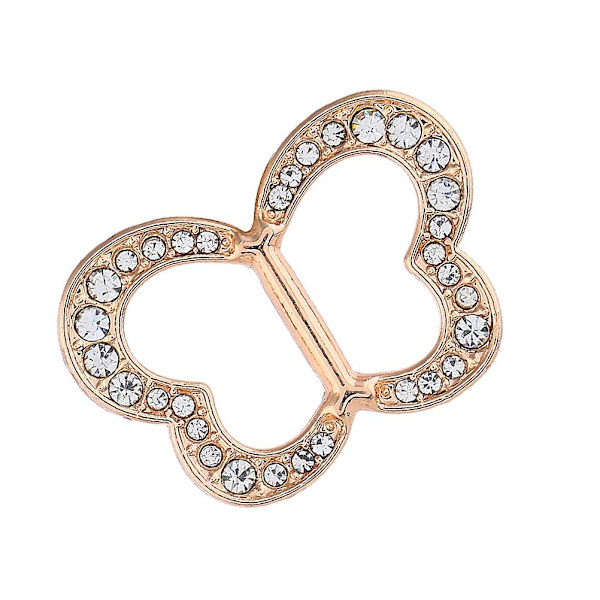 1 st Legering Scarf Ring Rose Gold Elegant Enkla Fjärilspresenter Scarves Spänne Dekoration Scarf Smycken För tjejer