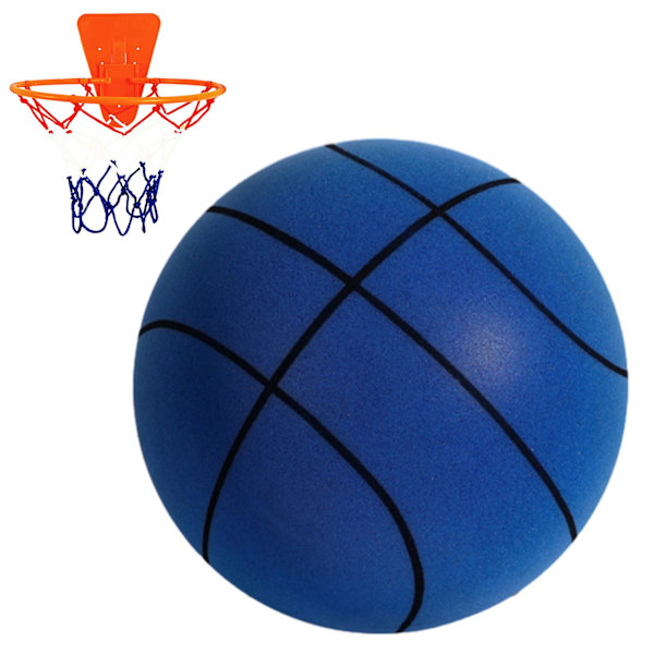 Indoor Handleshh Silents Basketball No Inflation Indoor Training Basketball for Home Blue 24cm