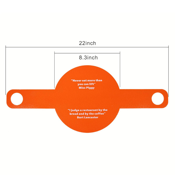 Silikonmatta Bröd Degöverföring Säker Livsmedelsgodkänd Återanvändbar ugnstillbehör Köksutrustning orange