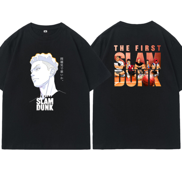 Tide Brand Dunking Master T-shirt för män F15 Black - G3 4XL