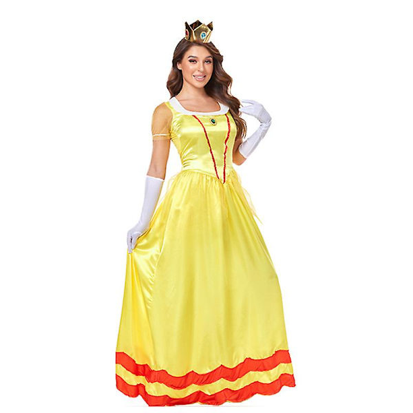 Prinsessdräkt för kvinnor, balklänning för flickprinsessan, Halloweenkostym för vuxen Q5 XL