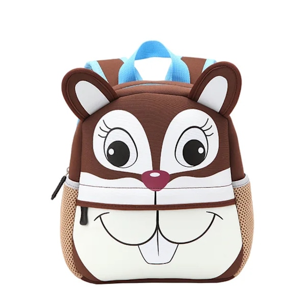 Söta Djur Förskoleväskor 3D Cartoon Apa Ryggsäckar Neopren Kindergarten Skolväska Flickor Pojkar Väska Mochila Escolar Dog