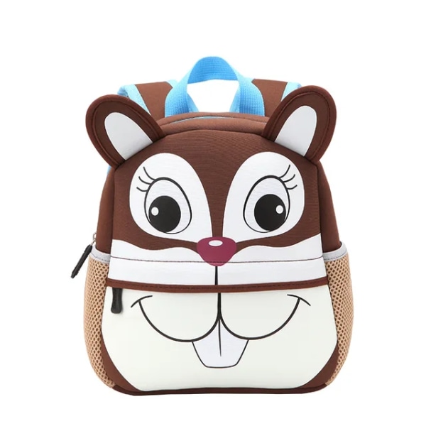 Söta Djur Förskoleväskor 3D Cartoon Apa Ryggsäckar Neopren Kindergarten Skolväska Flickor Pojkar Väska Mochila Escolar Rabbit