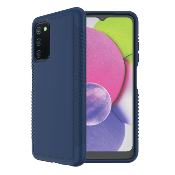 onn. Protective Grip Phone case till Samsung Galaxy A03s - Blå