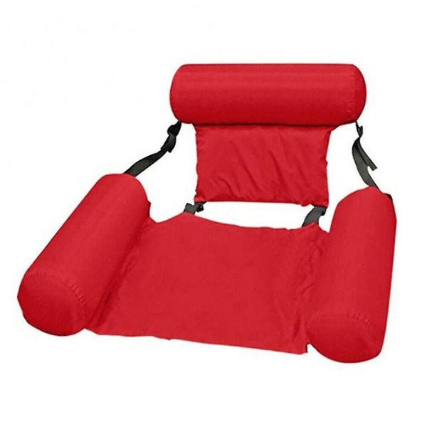 Evago Blå Flytande Stol Pool Säte Uppblåsbar Lazy Vatten Säng Lounge Stol Leksak red