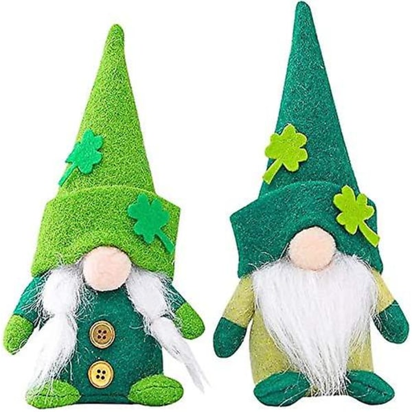 2 st Festdekoration Saint Patrick's Day Dockor Ansiktslösa dekorationer Dockor Clover Ornament null none