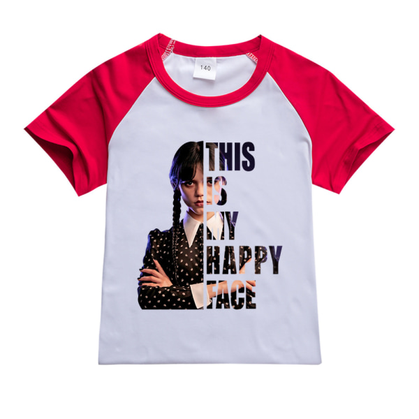 Wednesday Addams Printed Sports T-shirt Y2 150cm