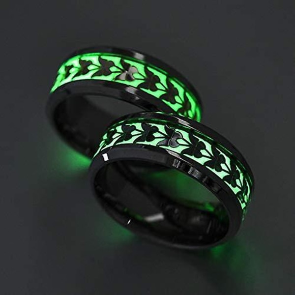 Glow Rings For Women Pojkar Fjäril Venus Orb Ring Glow In The Dark Ring Trendiga Söta Ringar För Män Snyggt butterfly 10