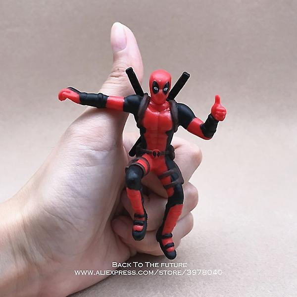 Disney Marvel X-men Deadpool 2 Actionfigur Sittställning Modell Anime Minidocka Dekoration Pvc Collection Figur Leksaker Modell C Deadpool 2-6