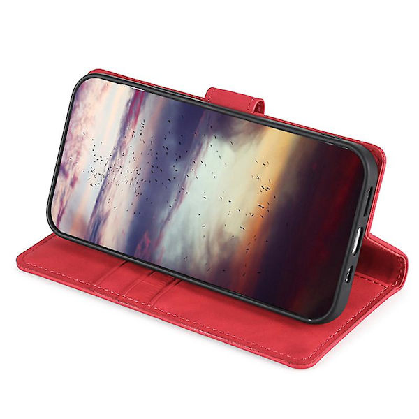 För Xiaomi 13 Ultra Flip phone case Crocodile Texture Pu Läder Skin-touch cover Red