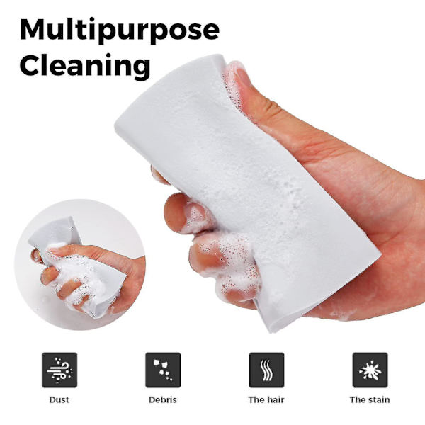 Damp Duster 4-pack Magical Dust Rengöringssvamp) A Gray 4pcs